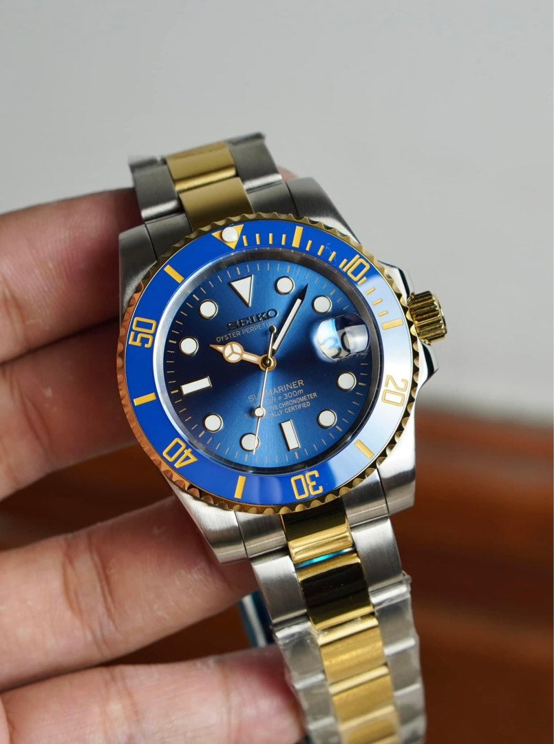 Seiko Submariner Mod Two-tone ‘Bluesy’ 40