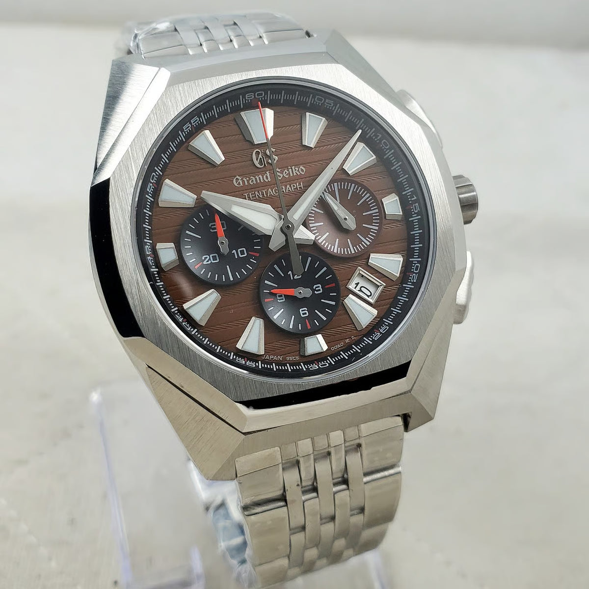 GS Sports Mod ‘Tokyo Lion Tentagraph’ Brown Dial 42